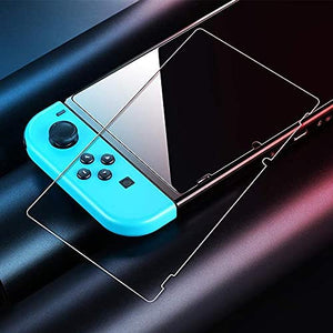 Screen Protector for Nintendo Switch 2017 Tempered Glass Screen Saver Protector Film Transparent HD Clear and Anti-Scratch