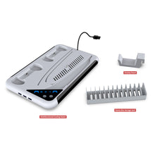 Dobe PS5 and PS5 slim and Pro Multlfunctiona Cooling Stand TP5-3557D White