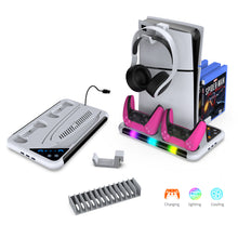 Dobe PS5 and PS5 slim and Pro Multlfunctiona Cooling Stand TP5-3557D White