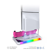 Dobe PS5 and PS5 slim and Pro Multlfunctiona Cooling Stand TP5-3557D White