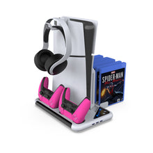 Dobe PS5 and PS5 slim and Pro Multlfunctiona Cooling Stand TP5-3557D White