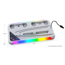 Dobe PS5 and PS5 slim and Pro Multlfunctiona Cooling Stand TP5-3557D White