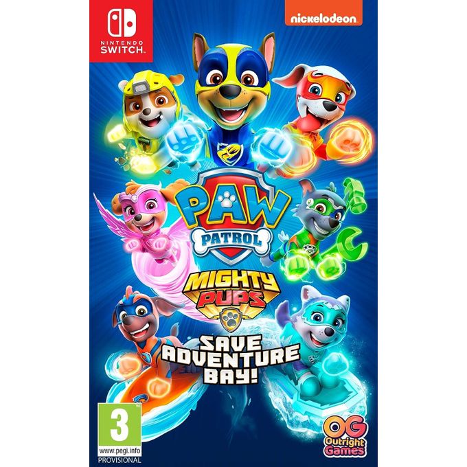 PAW Patrol Mighty Pups Save Adventure Bay - Nintendo Switch