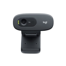Logitech C270 HD Webcam, 720p, Widescreen HD Video Calling, Light Correction, Noise-Reducing Mic, Works with Zoom, Nintendo Switch 2’s new GameChat Mode, PC/Mac/Laptop/MacBook/Tablet - Black