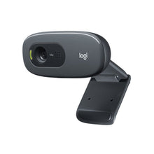 Logitech C270 HD Webcam, 720p, Widescreen HD Video Calling, Light Correction, Noise-Reducing Mic, Works with Zoom, Nintendo Switch 2’s new GameChat Mode, PC/Mac/Laptop/MacBook/Tablet - Black