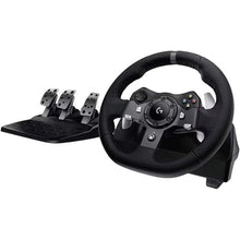 Logitech G920 Driving Force Racing Wheel and Floor Pedals, Real Force Feedback, Stainless Steel Paddle Shifters, Leather Steering Wheel Cover for Xbox Series X|S, Xbox One, PC, Mac - Black
