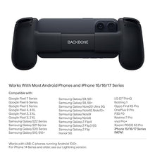 BACKBONE One Mobile Gaming Controller, USB-C, 2nd Gen | For Android & iPhone 18/17/16/15, 2nd Gen, Play Xbox, Fortnite, Call of Duty, & More