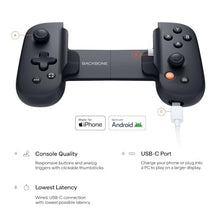 BACKBONE One Mobile Gaming Controller, USB-C, 2nd Gen | For Android & iPhone 18/17/16/15, 2nd Gen, Play Xbox, Fortnite, Call of Duty, & More