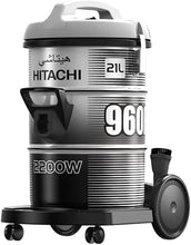 HITACHI Drum Type Vacuum Cleaner - 2200wCV-960F SS220 WR Platimum Gray