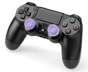 KontrolFreek FPS Freek Galaxy Purple for PlayStation 4 (PS4) and PlayStation 5 (PS5) | Performance Thumbsticks | 1 High-Rise, 1 Mid-Rise | Purple