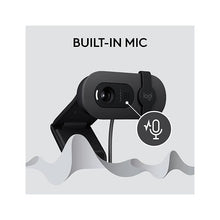 Logitech Brio 100 Full HD 1080p Webcam for Meetings, Streaming, Desktop, Laptop, PC - Built-in Mic, Shutter, Works with Zoom, Microsoft Teams, Nintendo Switch 2’s new GameChat Mode