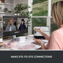 Logitech Brio 500 Full HD Webcam with Auto Light Correction, show Mode, Dual Noise Reduction Mics, Webcam Privacy Cover, Works with Microsoft Teams, Google Meet, Zoom, USB-C Cable, Streaming - White