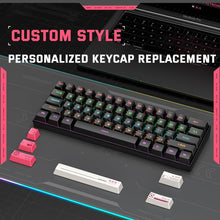 ONIKUMA G55 Mechanical Gaming Keyboard, 61 Keys, RGB Layout, Wired LED Backlit, for PC and Laptop