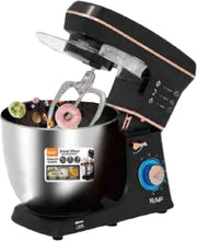 RAF Stand Mixer R.6615 - 2000W 12 Liter, Black