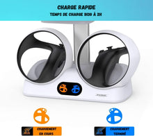 DOBE PS VR2 Stand and Charging Dock, Stand for Playstation PS VR2, Charging Station with Indicators for PSVR2 Headphones, PSVR2 Virtual Reality Headset Holder, PSVR2 Headset Accessory