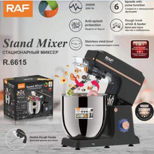 RAF Stand Mixer R.6615 - 2000W 12 Liter, Black