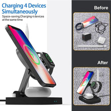 Awei W22 Foldable 4 in 1 Wireless Charger Fast Charging