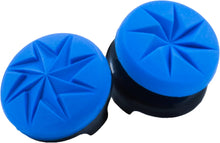 KontrolFreek FPS Freek Edge for PlayStation 4 (PS4) and PlayStation 5 (PS5) | Performance Thumbsticks | 1 High-Rise Convex, 1 Low-Rise Convex | Blue