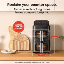 Nutricook DUOSTACK AIR FRYER PRO 9.6LNC 2700W -AFDS330