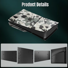 Cover Plates Faceplate for PS5 Slim Console, Replacement Side Shell Panels Face Plate ABS Anti-Scratch Dustproof Accessories for PS5 Slim Disc Edition (Camouflage)