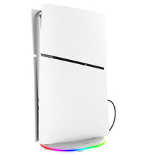 ipega RGB Vertical Stand for PS5 Slim/Digital/Pro Accessories with 2 USB Hubs (14 Light Effects), Upgraded Stand for Playstation 5 Slim Disc/Digital Console PG-P5S035SA