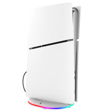ipega RGB Vertical Stand for PS5 Slim/Digital/Pro Accessories with 2 USB Hubs (14 Light Effects), Upgraded Stand for Playstation 5 Slim Disc/Digital Console PG-P5S035SA
