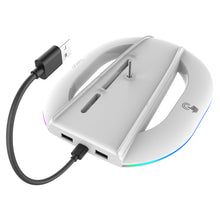 ipega RGB Vertical Stand for PS5 Slim/Digital/Pro Accessories with 2 USB Hubs (14 Light Effects), Upgraded Stand for Playstation 5 Slim Disc/Digital Console PG-P5S035SA