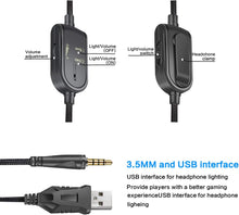 ONIKUMA K8 Wired Stereo Gaming Headphones With Mic LED Lights