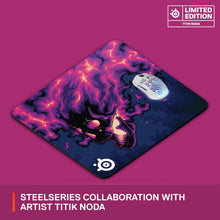 SteelSeries QcK Gaming Mouse Pad — Limited Edition Artist Collaboration — Titik Noda — Non-Slip Rubber Base — Peak Tracking and Stability — Optimized for Gaming Sensors