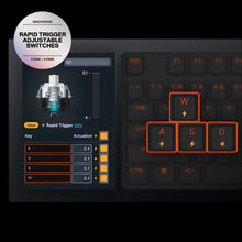 SteelSeries Apex Pro Mini Gen 3 - HyperMagnetic Gaming Keyboard - OmniPoint 3.0 Switches - Adjustable Response - Rapid Trigger - Rapid Tap/SOCD - OLED - PBT Keycaps - USB-C - US Layout QWERTY