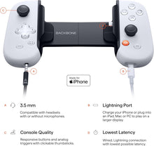 Backbone One Mobile Gaming Controller for iPhone [PlayStation Edition] - Enhance Your Gaming Experience on iPhone - Play PlayStation, Steam, Fortnite, Diablo Immortal, Call of Duty Mobile & More