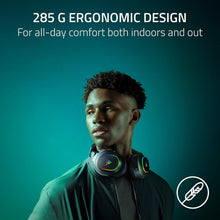Razer Barracuda X Chroma Wireless Gaming Headphones: 2.4GHz Wireless and Bluetooth, Lightweight, Chroma RGB, 40mm Drivers, Cardioid Microphone, 70 Hour Battery, for PC, Mac,