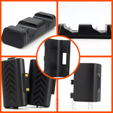 Dual Charger w/ Led Compatible with Xbox Series Controller or Xbox One W/2 Batteries