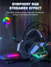 Onkuma X20 Wired Professional Gaming Headset, Noise-Cancelling Mic, 7.1 Surround Sound, RGB Lighting, 50mm Drivers, 3.5mm, Comfortable Over-Ear for PC & Laptop (Black)