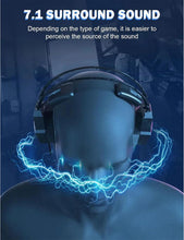 Onkuma X20 Wired Professional Gaming Headset, Noise-Cancelling Mic, 7.1 Surround Sound, RGB Lighting, 50mm Drivers, 3.5mm, Comfortable Over-Ear for PC & Laptop (Black)