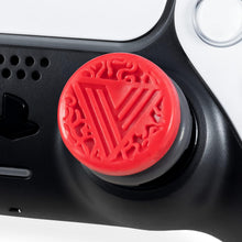 KontrolFreek Call of Duty: Vanguard Performance Thumbsticks for PlayStation 4 (PS4) and PlayStation 5 (PS5) | 2 High-Rise, Hybrid| Red/Black