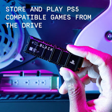 WD_BLACK 2TB SN850P NVMe M.2 SSD Officially Licensed Storage Expansion for PS5 Consoles, up to 7300 per second, with heatsink - WDBBYV0020BNC-WRSN