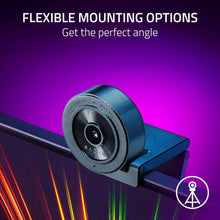 Razer Kiyo X - Full HD Streaming Webcam (1080p 30 FPS or 720p 60 FPS, Auto Focus, Plug & Play, Fully Customisable Settings, Flexible Mounting, Compact & Portable) Black