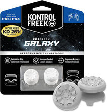 KontrolFreek FPS Freek Galaxy White for PlayStation 4 (PS4) and PlayStation 5 (PS5) | Performance Thumbsticks | 1 High-Rise, 1 Mid-Rise | White