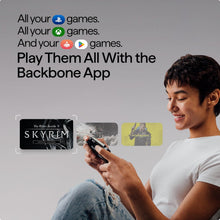 Backbone One Mobile Gaming Controller for iPhone [PlayStation Edition] - Enhance Your Gaming Experience on iPhone - Play PlayStation, Steam, Fortnite, Diablo Immortal, Call of Duty Mobile & More