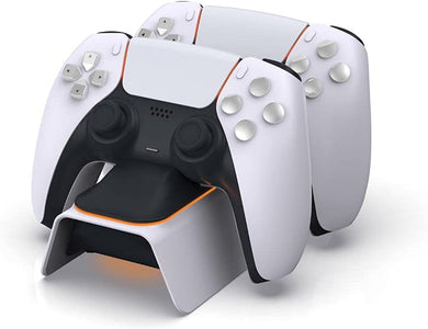 Dobe PS5 Controller Charging Dock Fast Charge for DualSense PlayStation 5 Controller - Black White