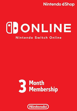 Nintendo Switch Online Membership Card - US